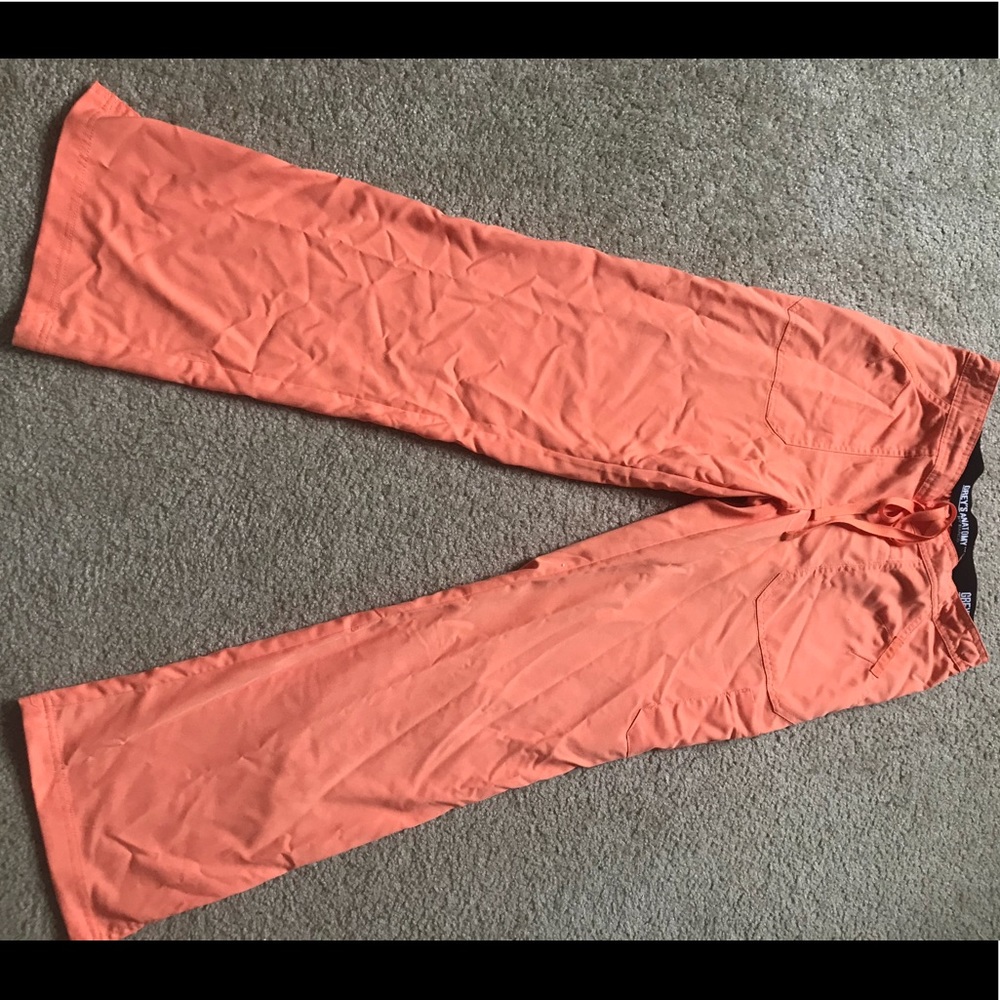 Orange Scrub Pants